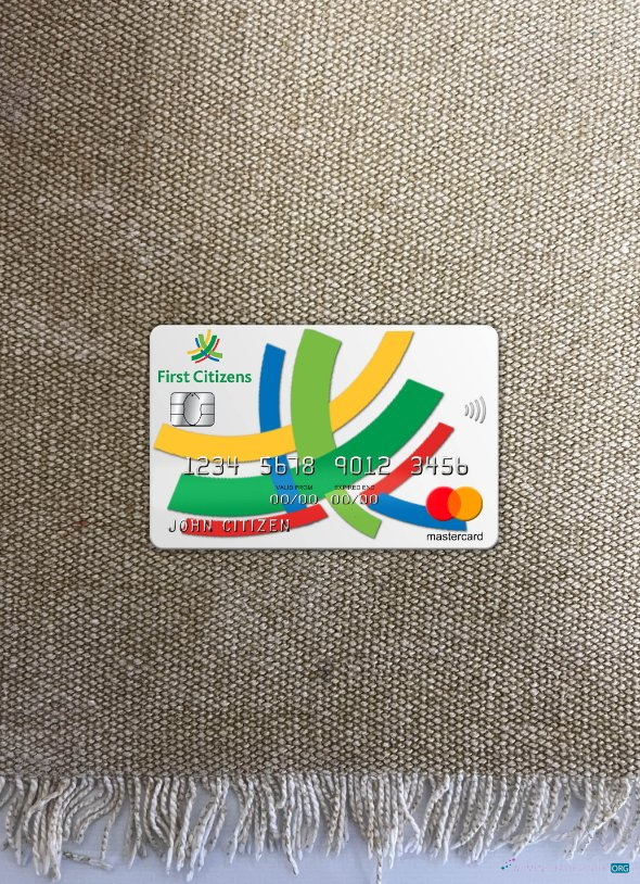 Download Barbados First Citizens bank mastercard photolook front Photoshop template